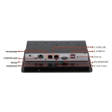 PPC-F08B-BT 8" Fanless Touch Panel PC I/O